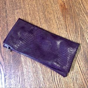 Purple Patent Leather Clutch, Nordstrom